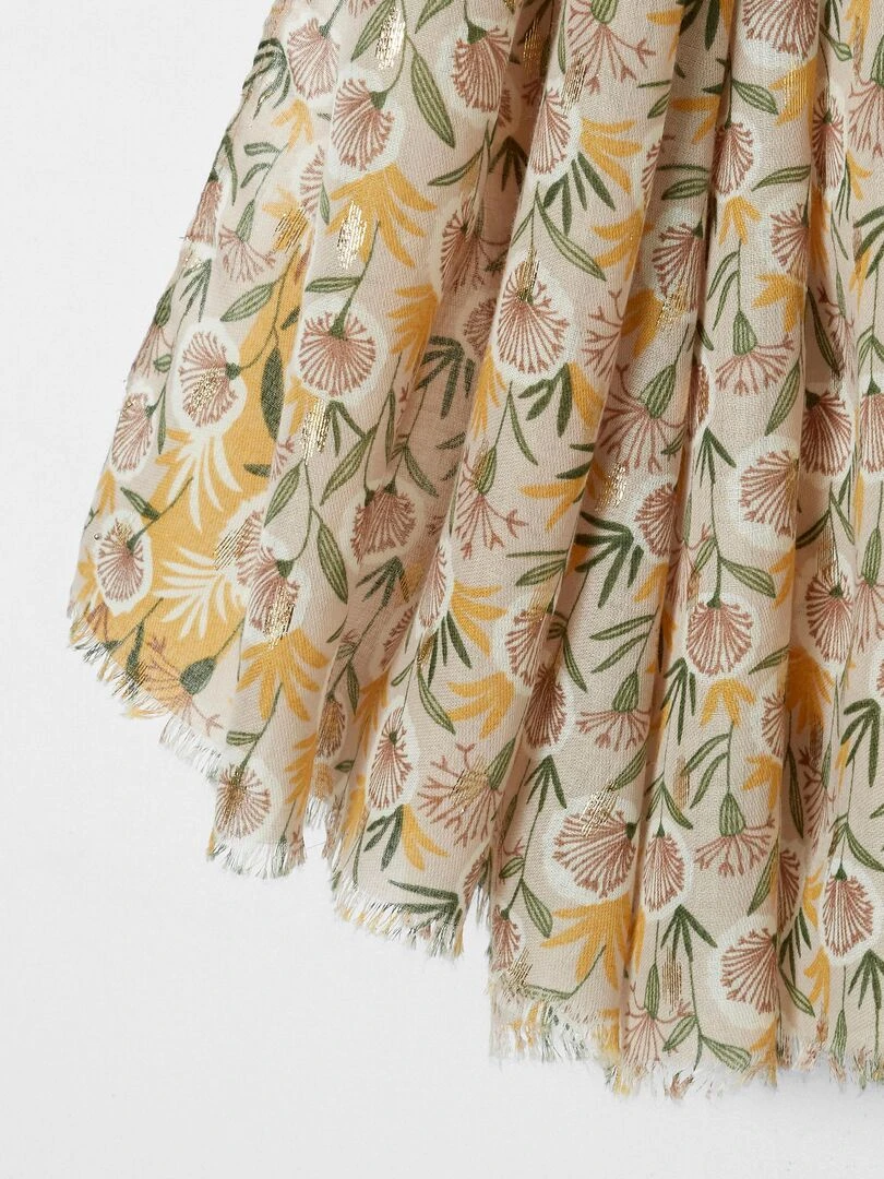 Foulard imprimé Damart Vert
