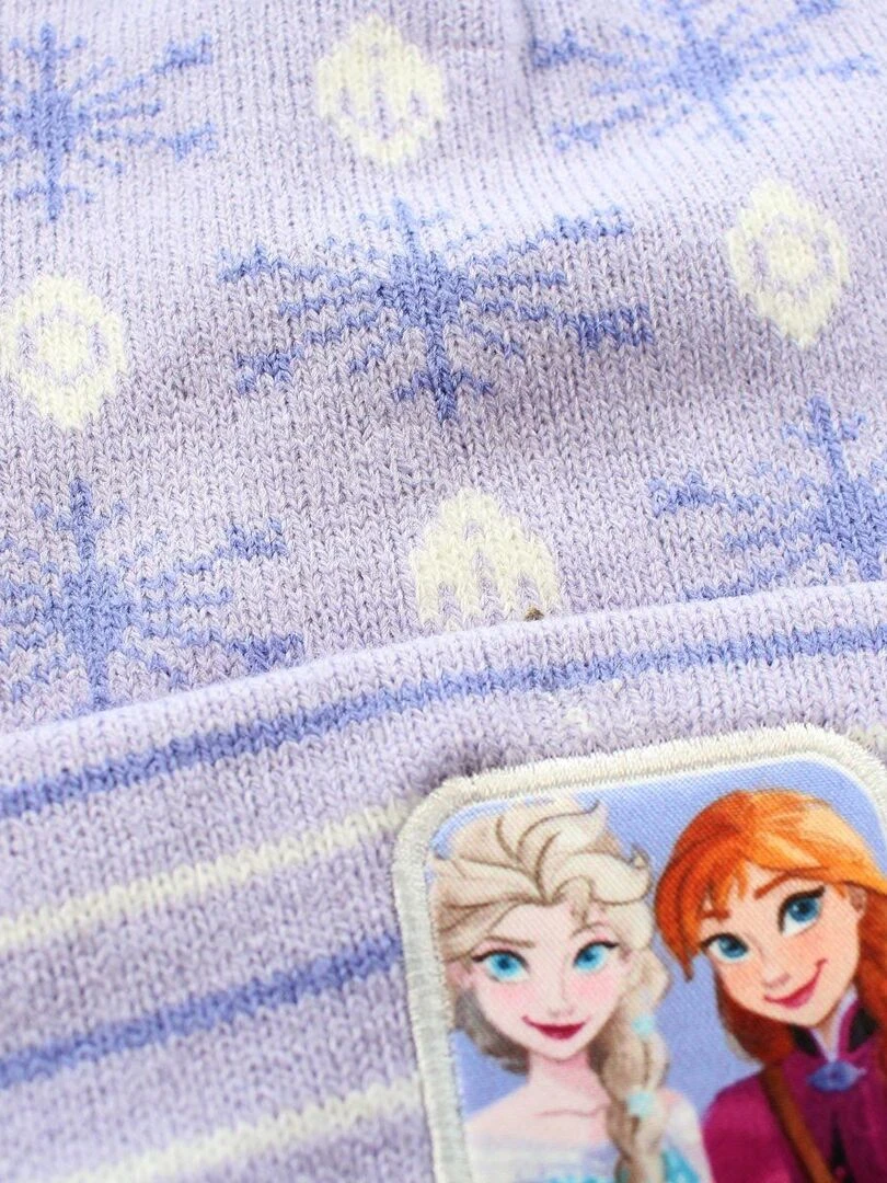 Disney   Bonnet fille imprimé La Reine Des Neiges   Violet