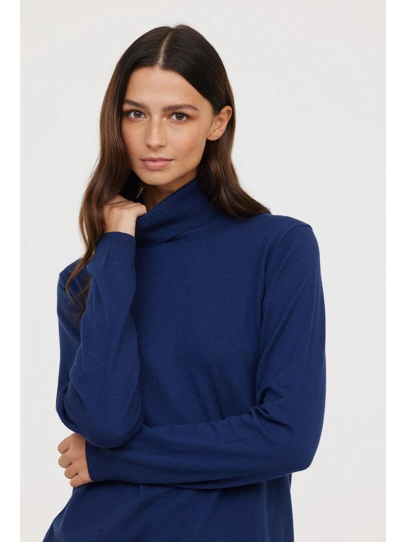 Lee Cooper   Pull coton regular CINALI   Bleu marine