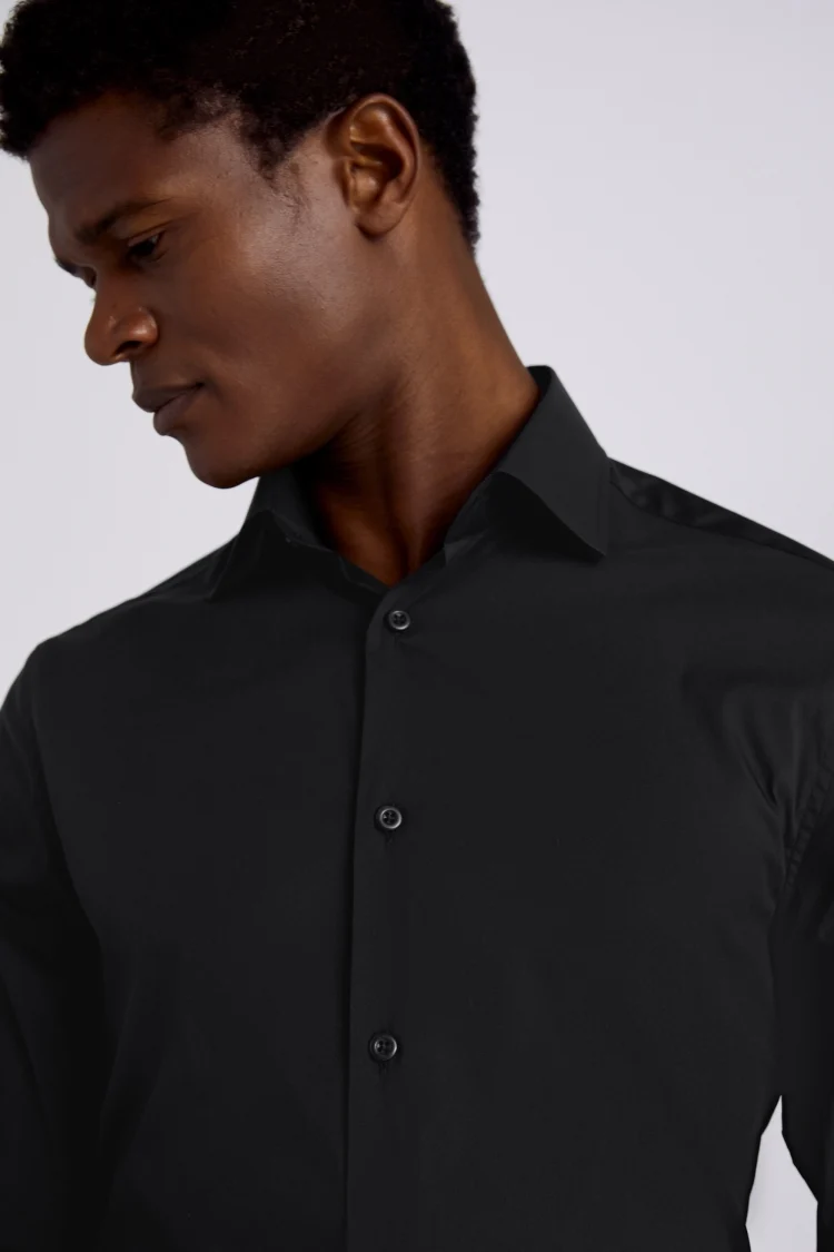 Tailored Fit White Piquet Textured Shirt   Buy Online at Moss