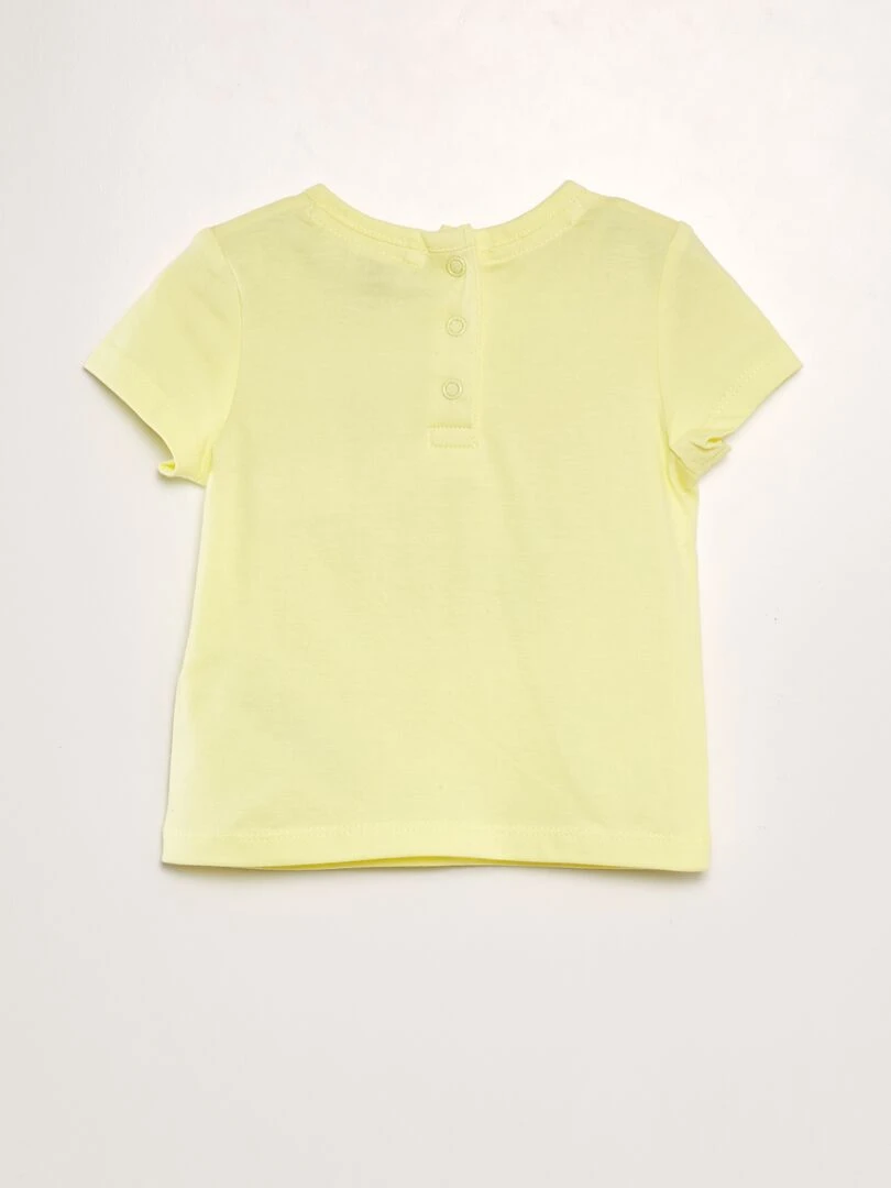 Ensemble legging + T shirt 'Hello Kitty'   2 pièces   Jaune