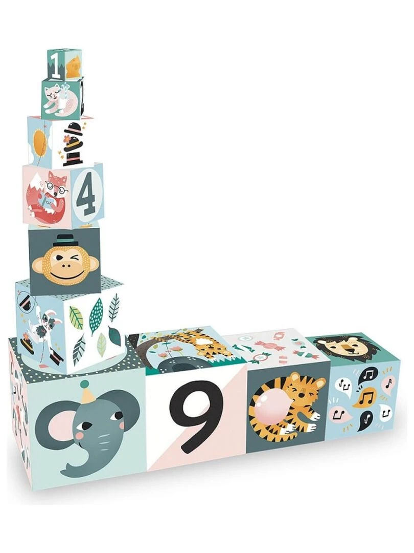 Cubes gigognes Les animaux  Michelle Carlslund   N/A