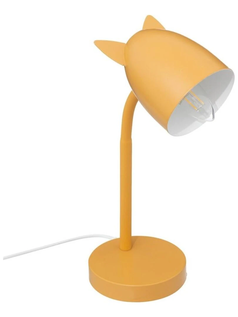 Lampe oreilles métal ocre Jaune
