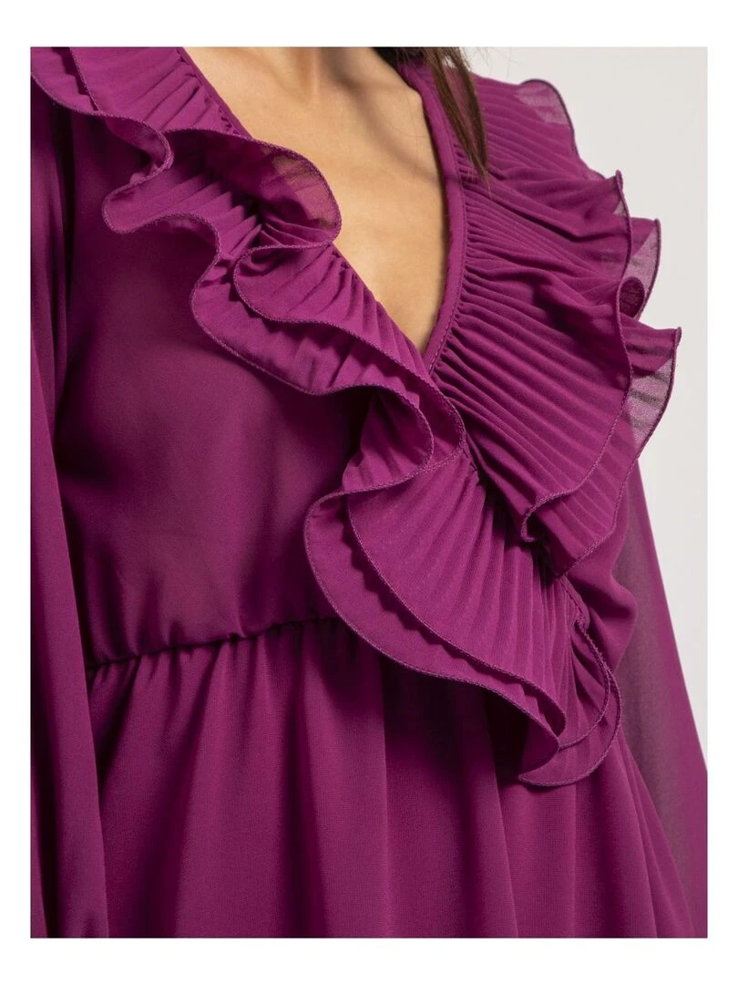 Robe courte ISNELLE Violet