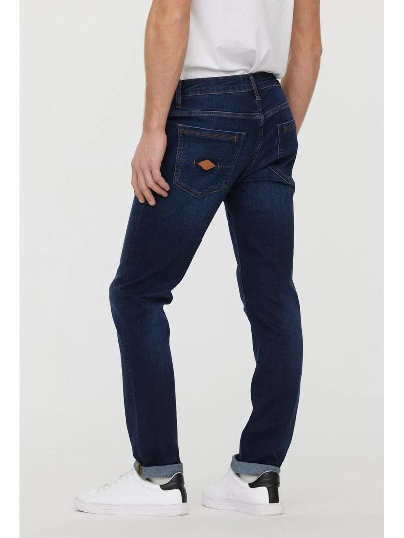Lee Cooper   Jean coton straight 122Z   Bleu foncé