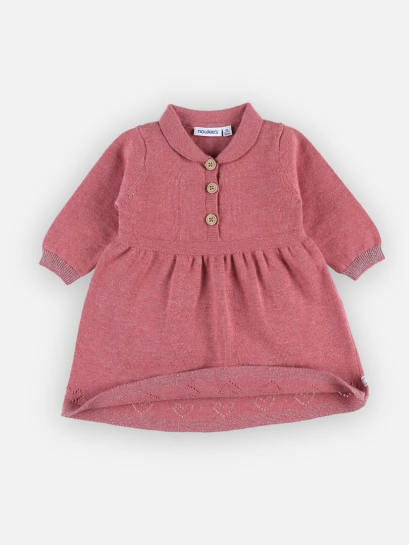 Robe en tricot    Noukie's   Rose