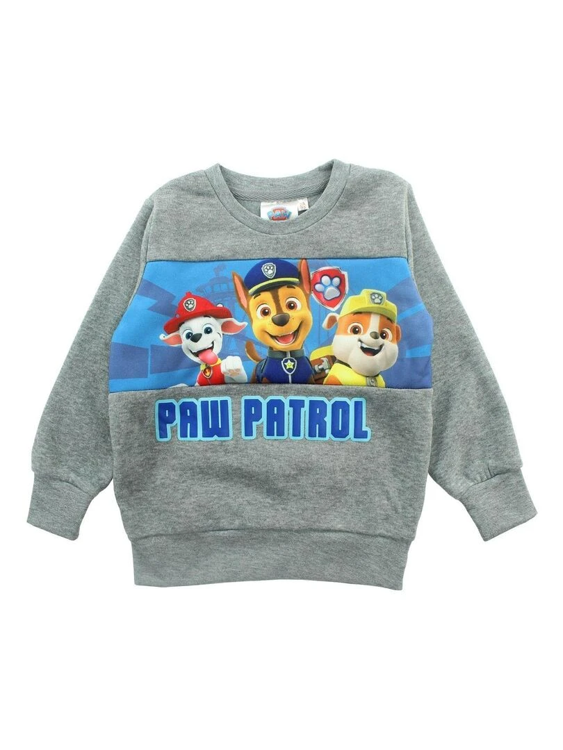 Paw Patrol Ensemble Sweat pantalon garçon Imprimé La Pat' Patrouille Gris