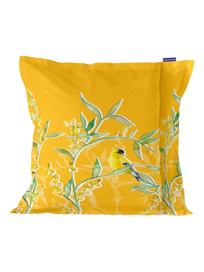 Housse de coussin Corniglia "Happyfriday" Blanc