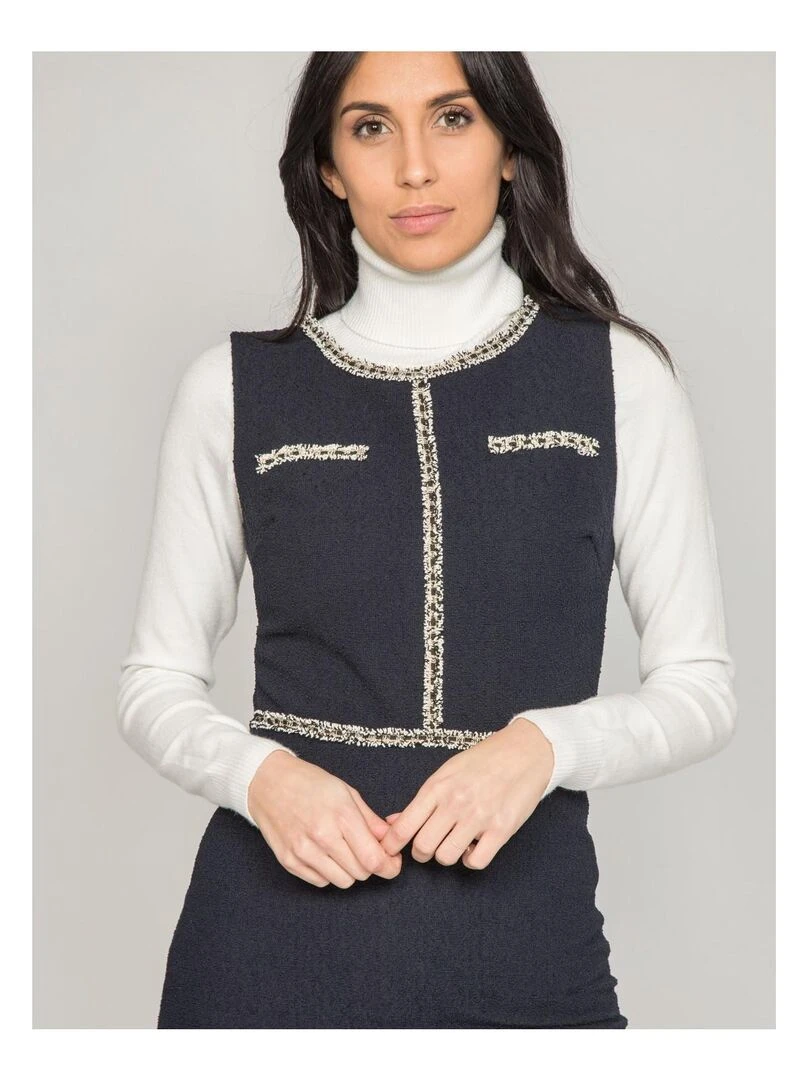 Robe sans manches ISMA   Bleu marine