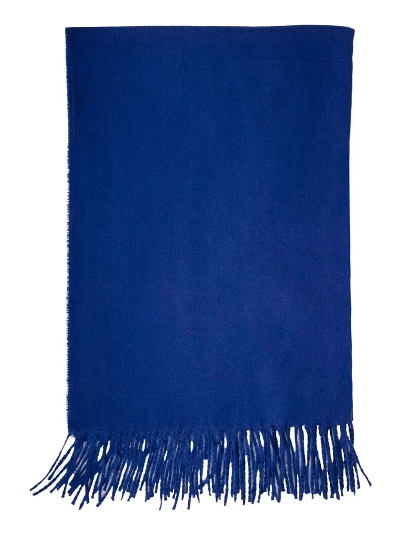 Écharpe plaid Femme Soft Touch Bleu Roi   Bleu roi