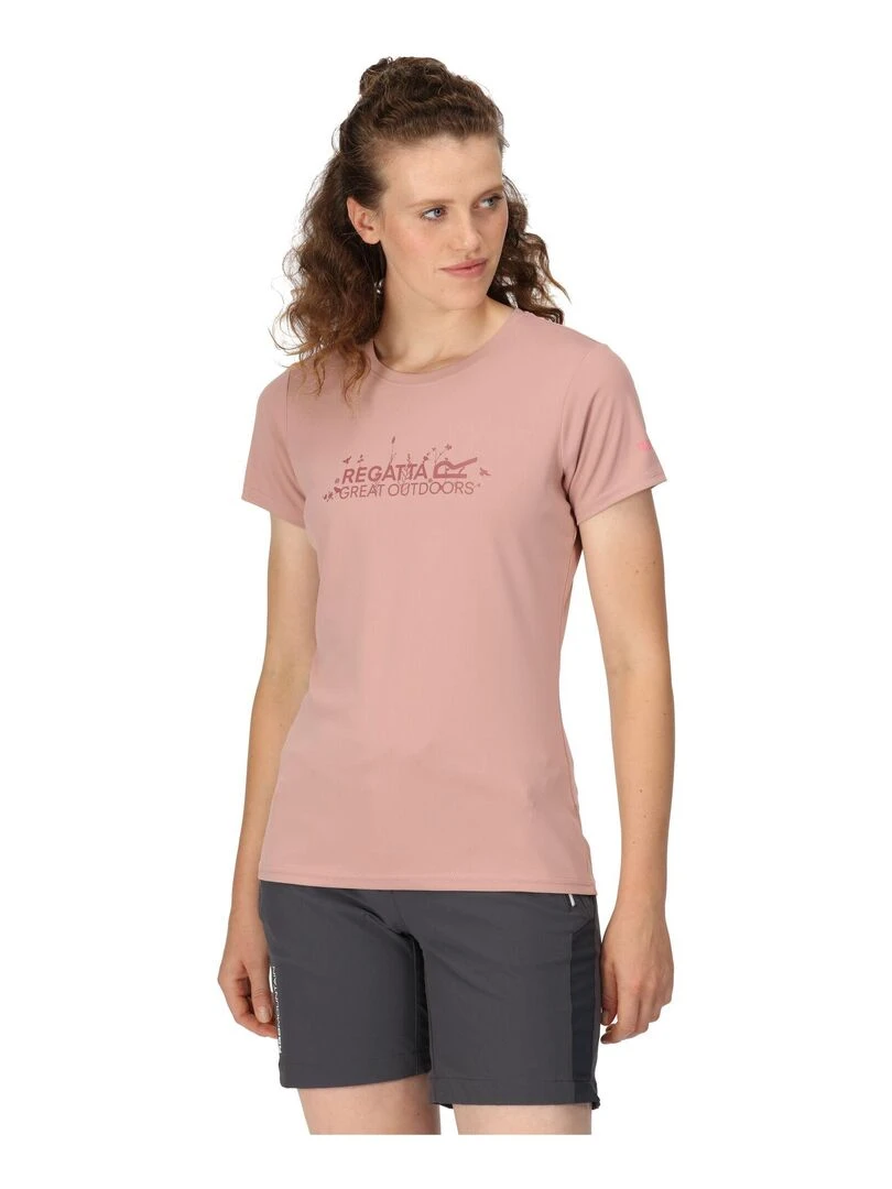 Regatta   T shirt FINGAL   Rose clair