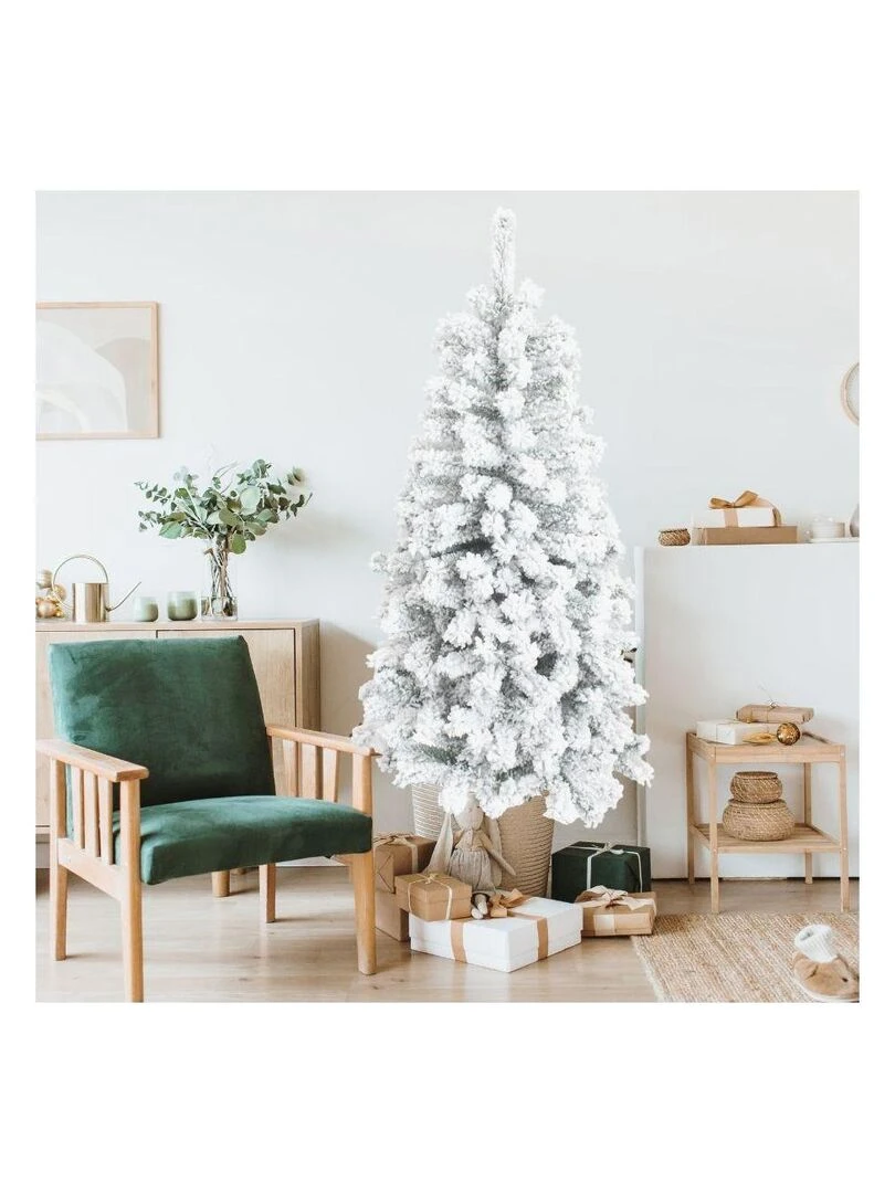 Sapin de Noel Artificiel Luxe Neige Alaska H150 Vert