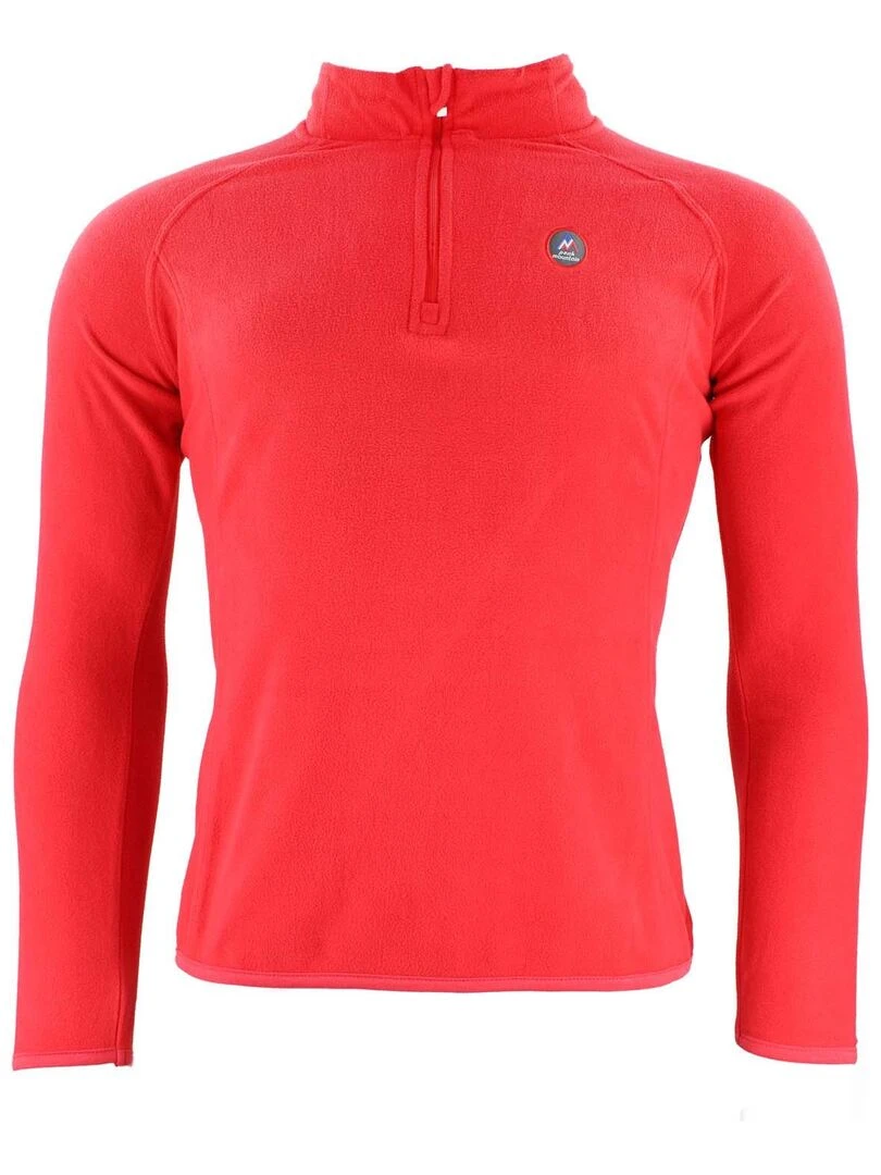 Sweat polaire homme CAFINOR PEAK MOUNTAIN Rouge