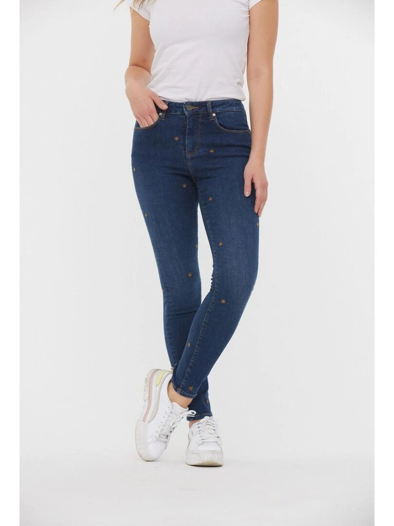 Lee Cooper Jean coton slim LC135F Bleu