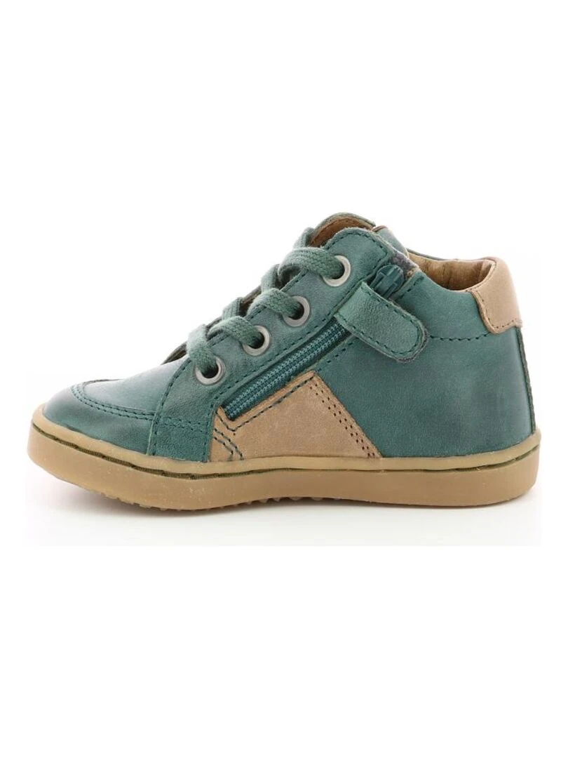 Sneakers hautes Cuir Wiki   Vert