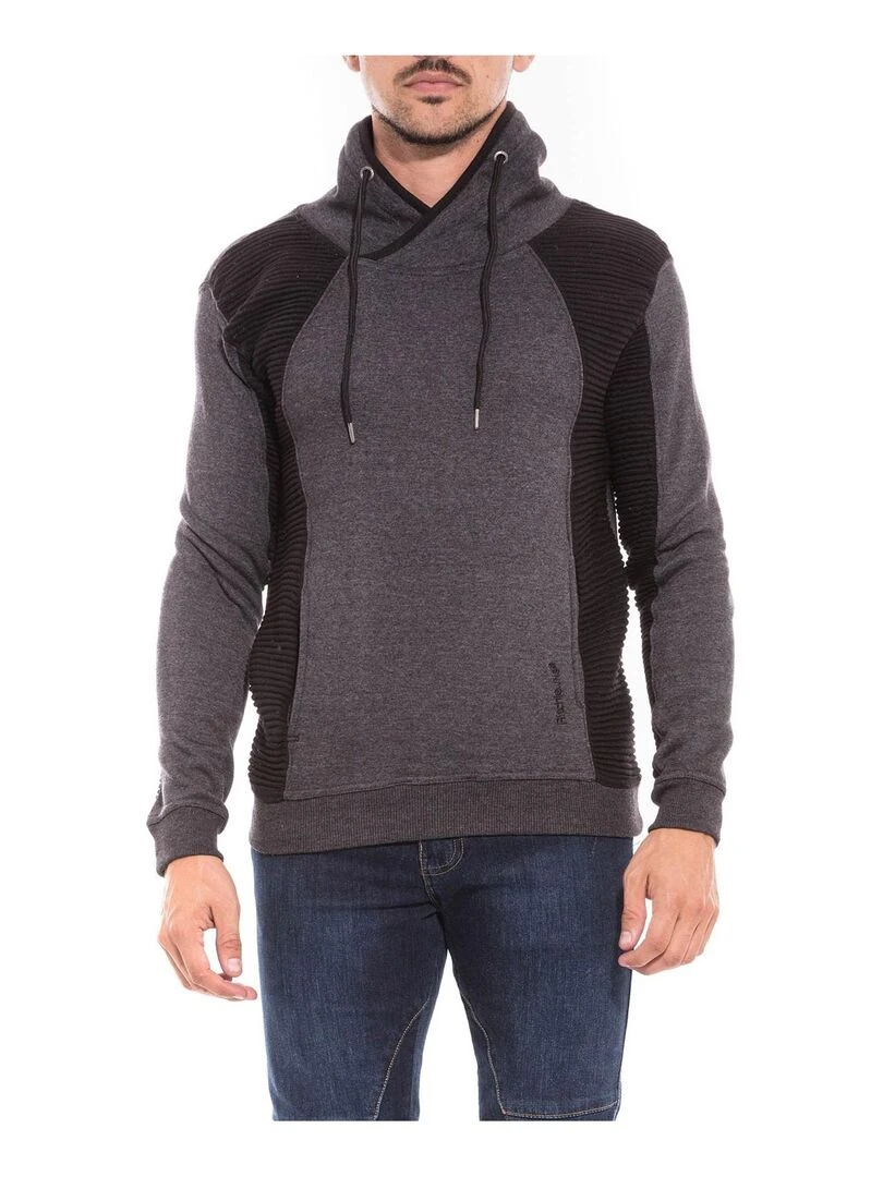 Sweat col châle WATERS Gris