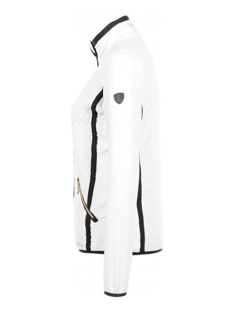 Blouson polaire femme ACLAUDIA   Blanc