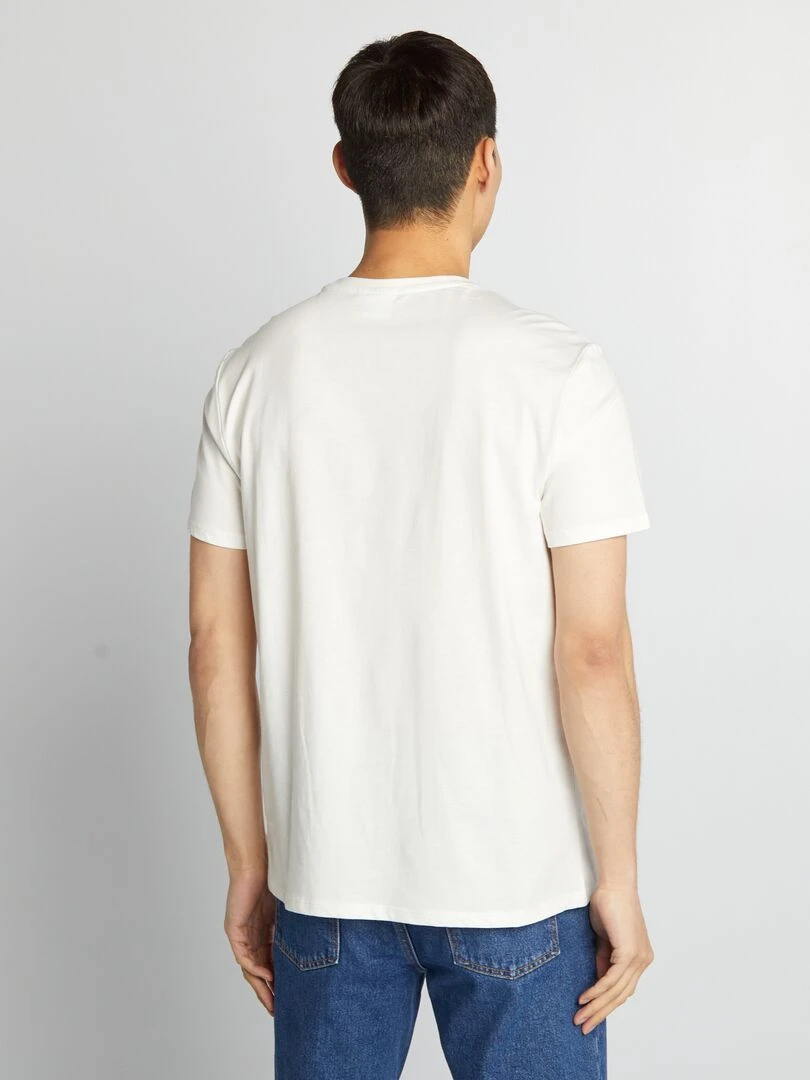 T shirt 'Keith Haring' à col rond   blanc