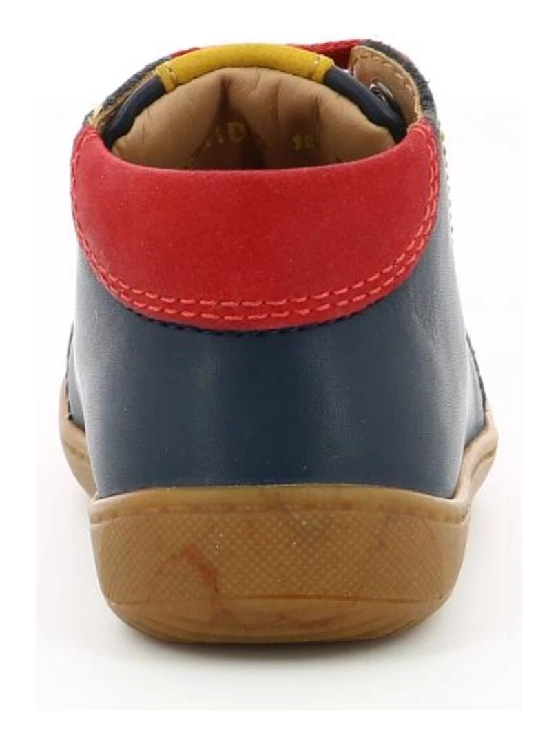 Bottillons Cuir Pitio   Bleu marine