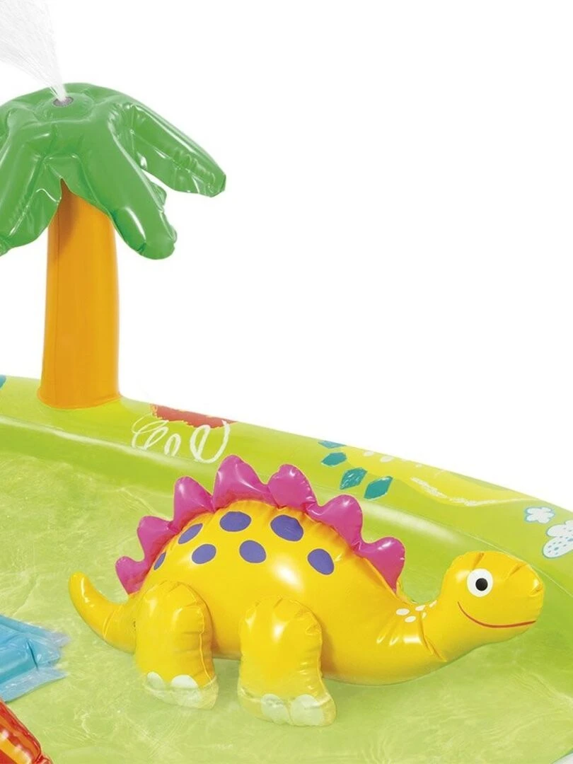 Aire de jeux gonflable petit dino   Vert