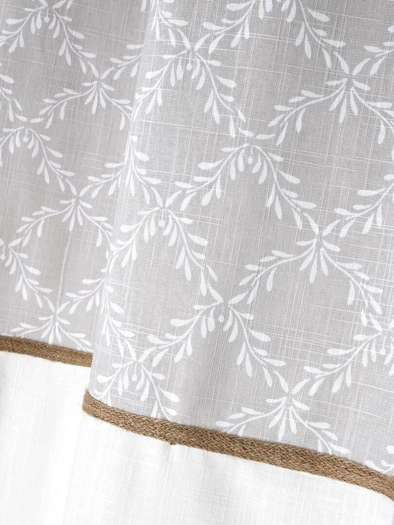 Rideau tamisant à l'esprit naturel   Beige