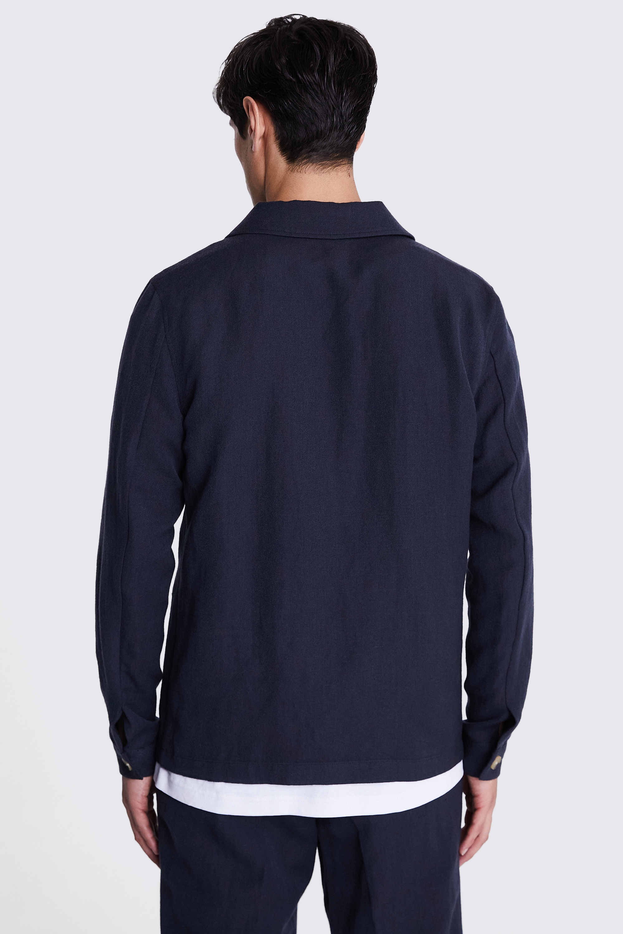 Charcoal Wool Linen Shacket   Buy Online at Moss