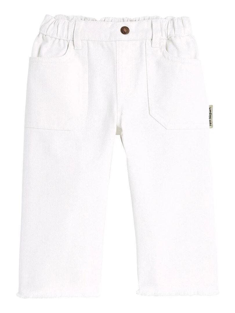 Pantalon bébé Minaouet Blanc