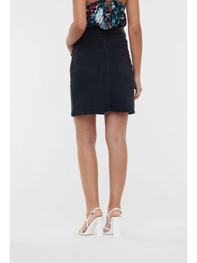 Lee Cooper   Jupe coton  POKA   Noir