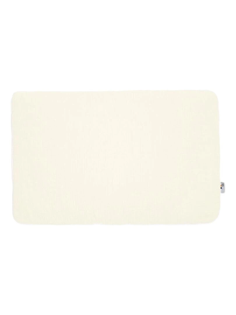 Oreiller plat en gaze de coton Jeanne Ecru
