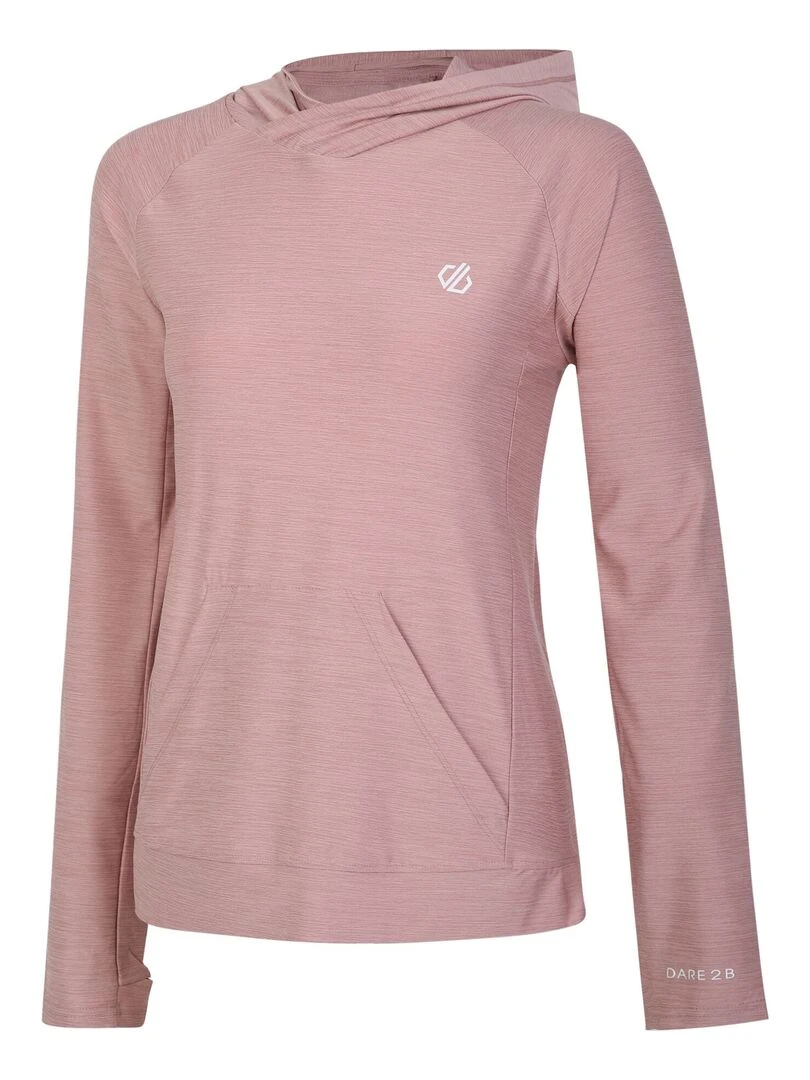 Dare 2B   Sweat à capuche SPRINT CITY   Rose clair