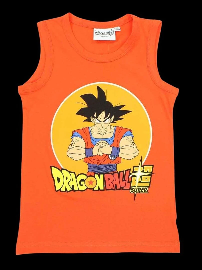 Dragon Ball Z Ensemble T shirt short garçon Imprimé Dragon Ball Orange