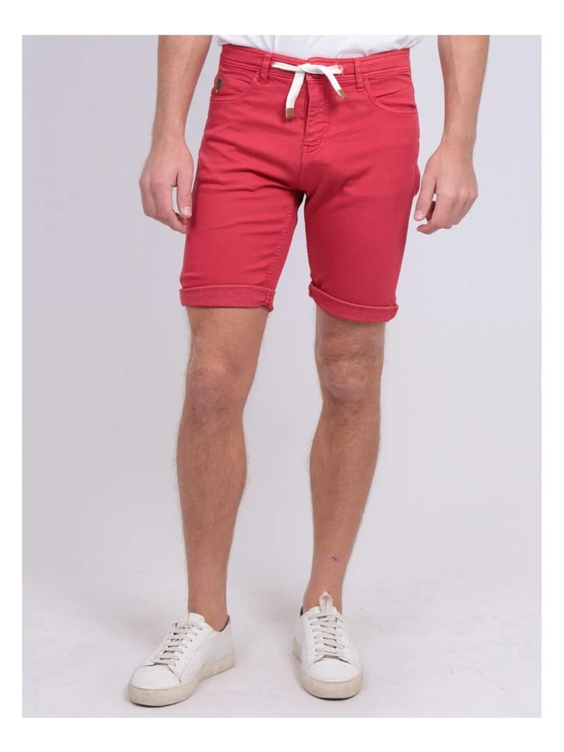 Bermuda chino BANDAL Rouge foncé