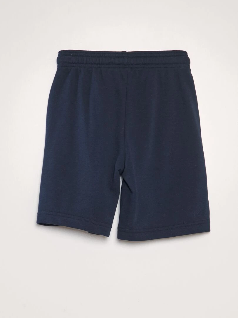 Bermuda en french terry bleu marine