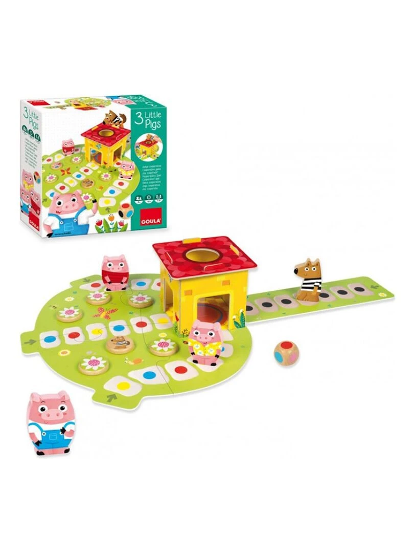 Jeu de société les 3 petits cochons   N/A