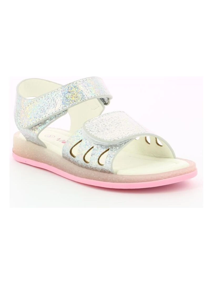 Salopette en jean léger en coton pour fille  CUBA   Bleu clair