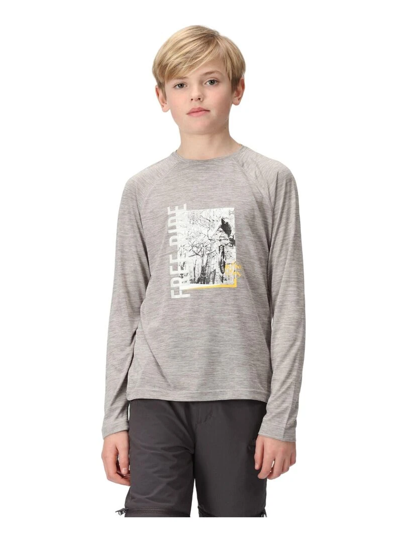 Regatta T shirt BURNLEE Gris Argenté