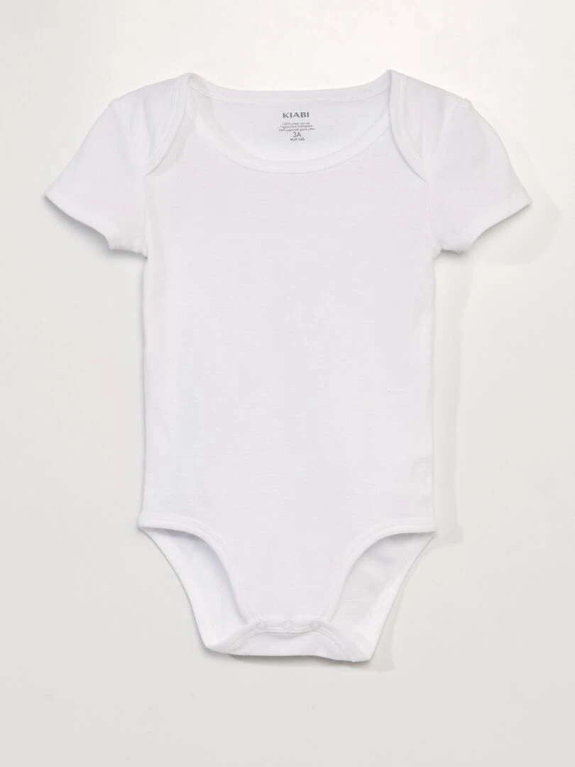 Lot de 3 bodies en coton   So Easy   Jaune