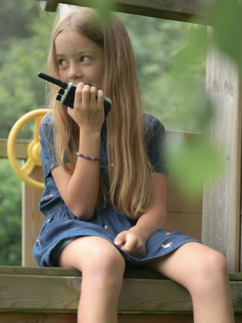 Paire De Talkie walkie Kidytalk Vert Jaune   N/A