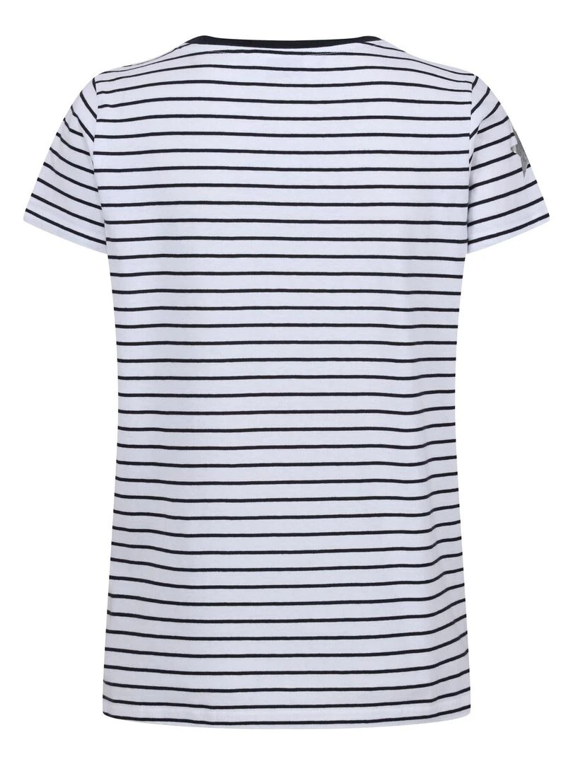 Regatta   T shirt ODALIS   Blanc Bleu
