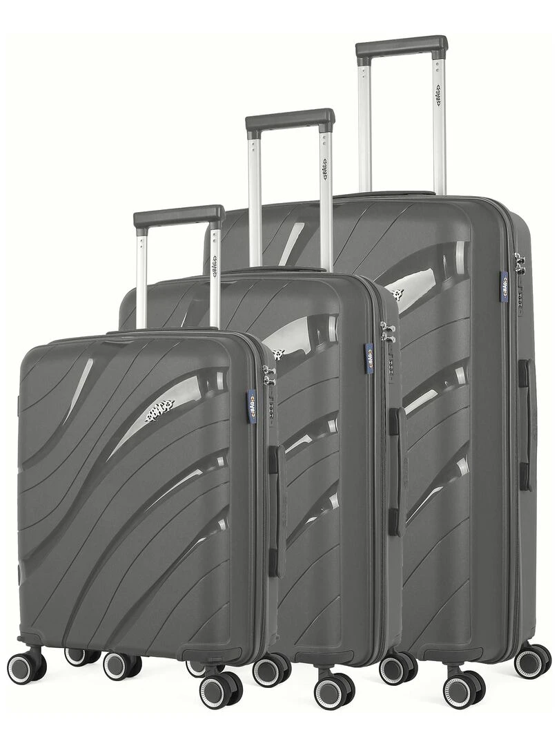 SET DE 3 PERSEE Gris foncé