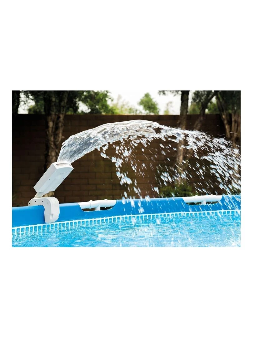 Fontaine de piscine à LED multicolore Pour piscines tubulaire métal   N/A