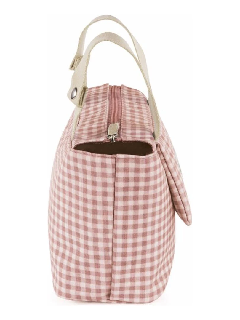 Organiseur de poussette I love vichy rose   Rose