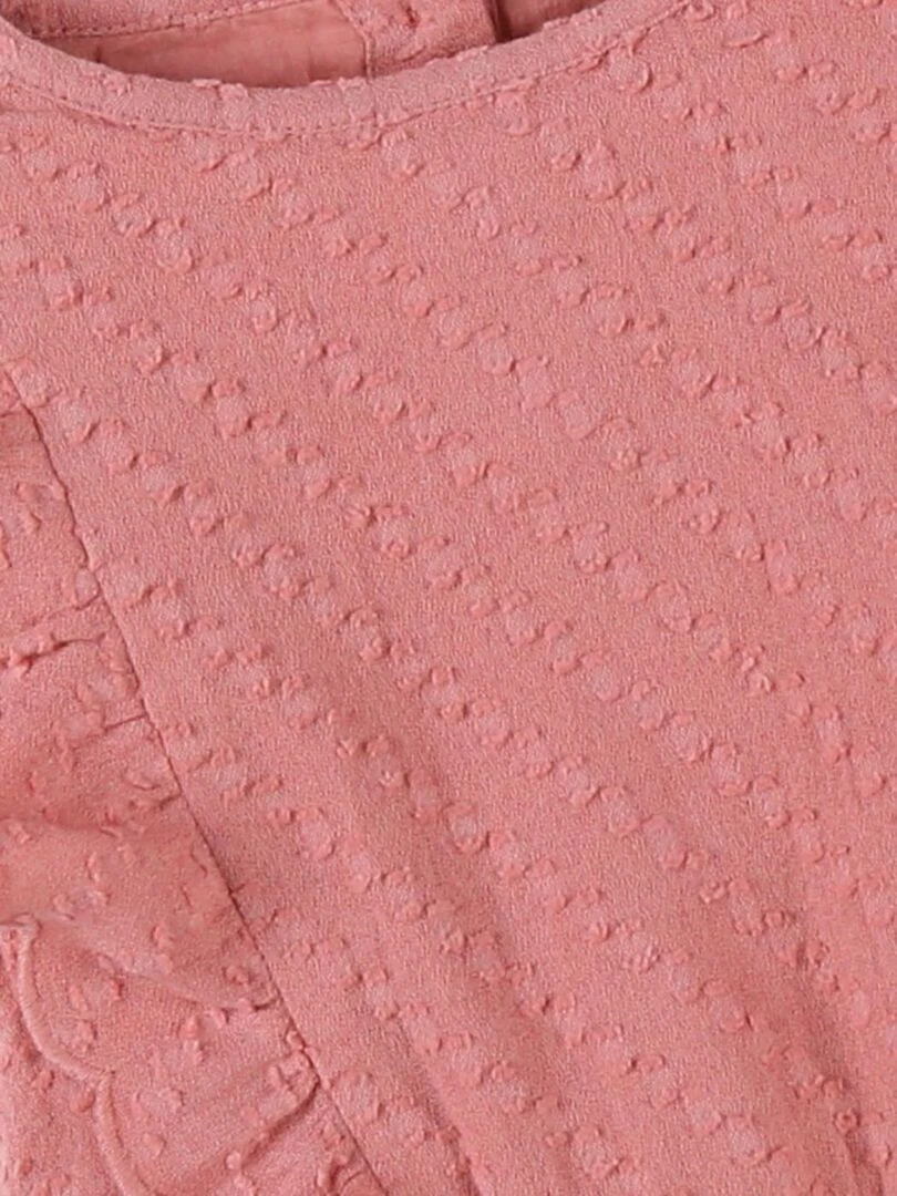 Robe cérémonie à volants  blush   Noukie's   Rose