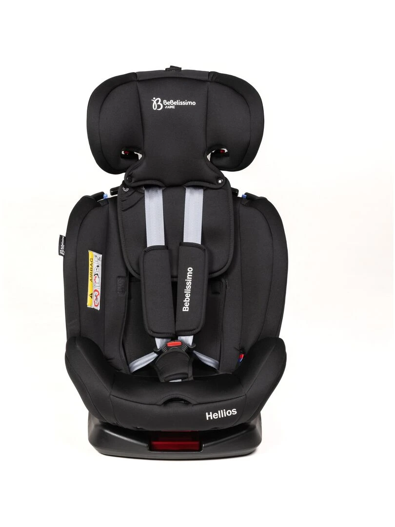 BEBELISSIMO   Siège auto Isofix   pivotant 360 °  groupe 0+/1/2/3   (0 36kg)   Hellios   noir /noir   Noir