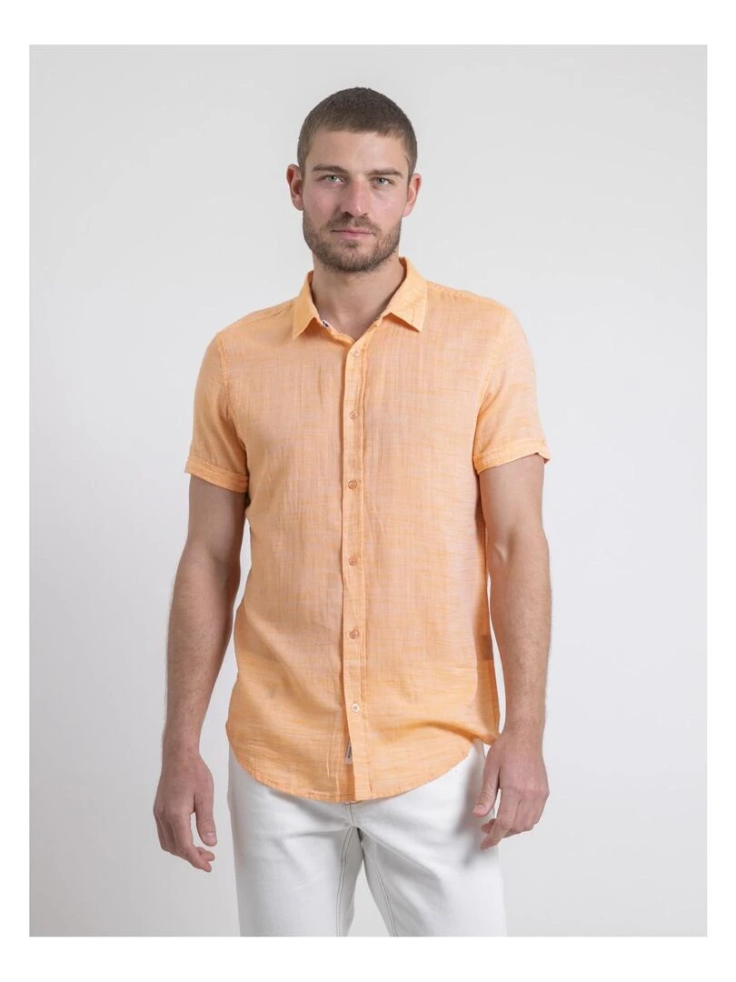Chemise manches courtes DAPERMI Orange