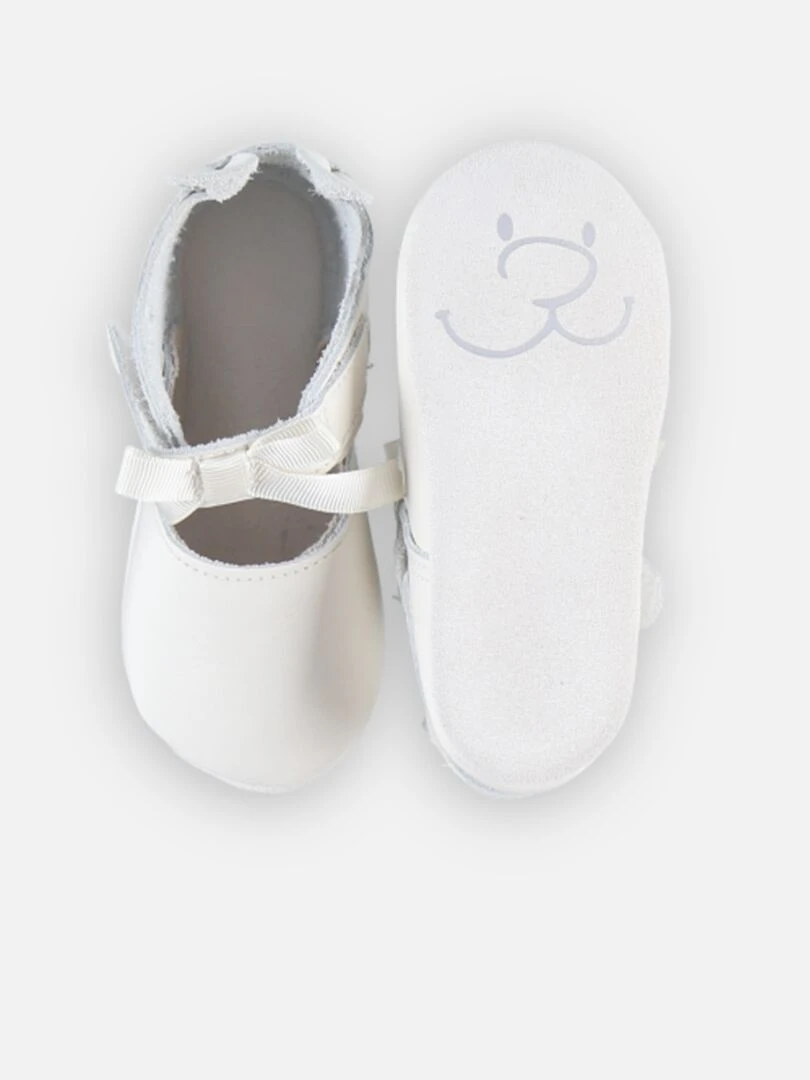 Chaussons en cuir    Noukie's   Blanc