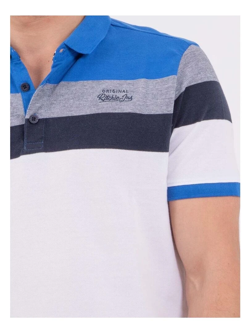 Polo manches courtes pur coton PUMARCO   Bleu roi