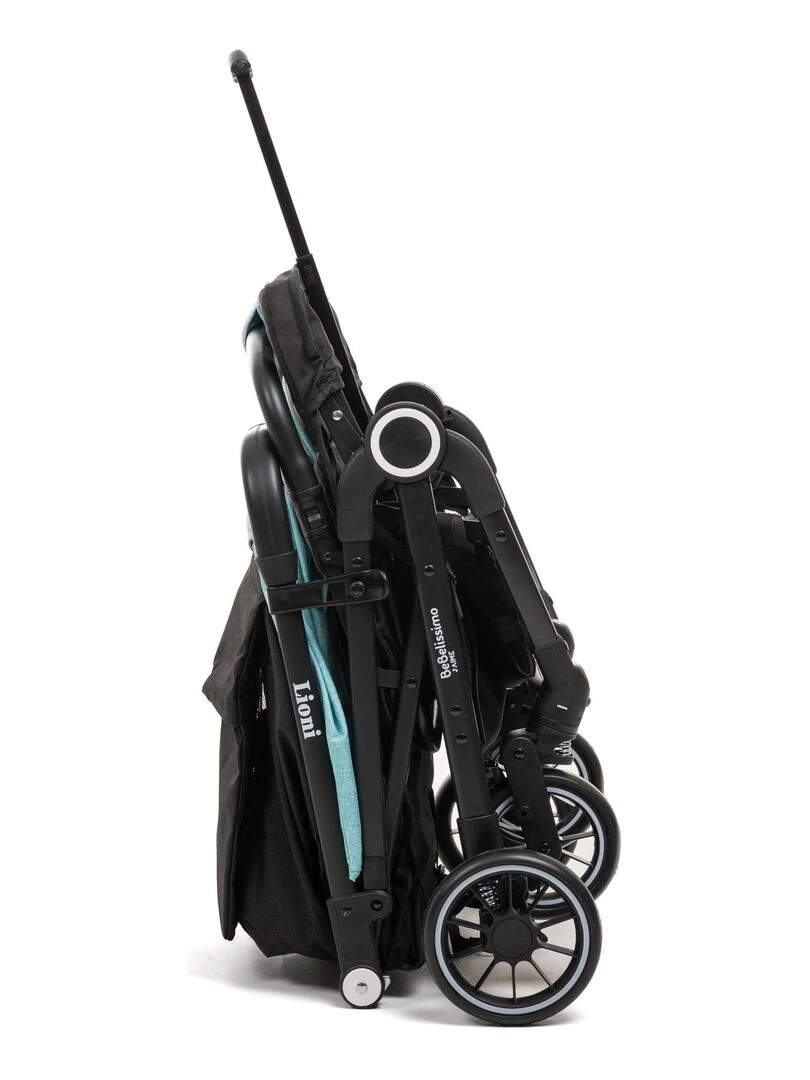 Bebelissimo   Poussette bébé Citadine Ultra Compacte   De 0 à 36 mois   Lioni  0 22kg   vert   Vert