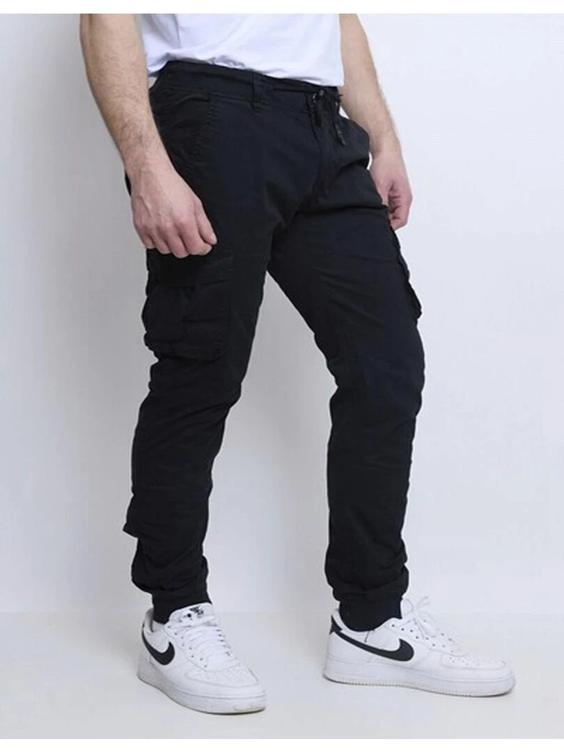 PANTALON CARGO Kebello Noir Noir