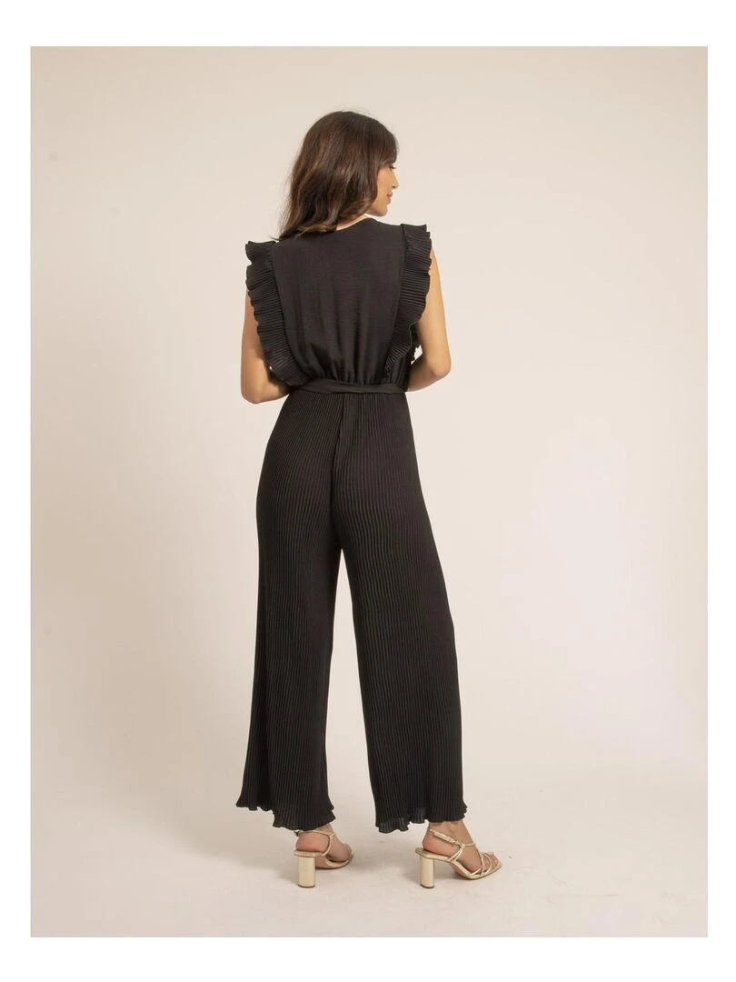 Combi pantalon plissée EDENA Noir